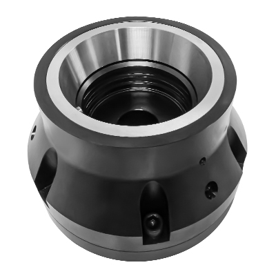 FlexC® H80mm, Style DL (Push-to-Close) design with a Dead-Length® Workstop, for A2-8 Spindle 